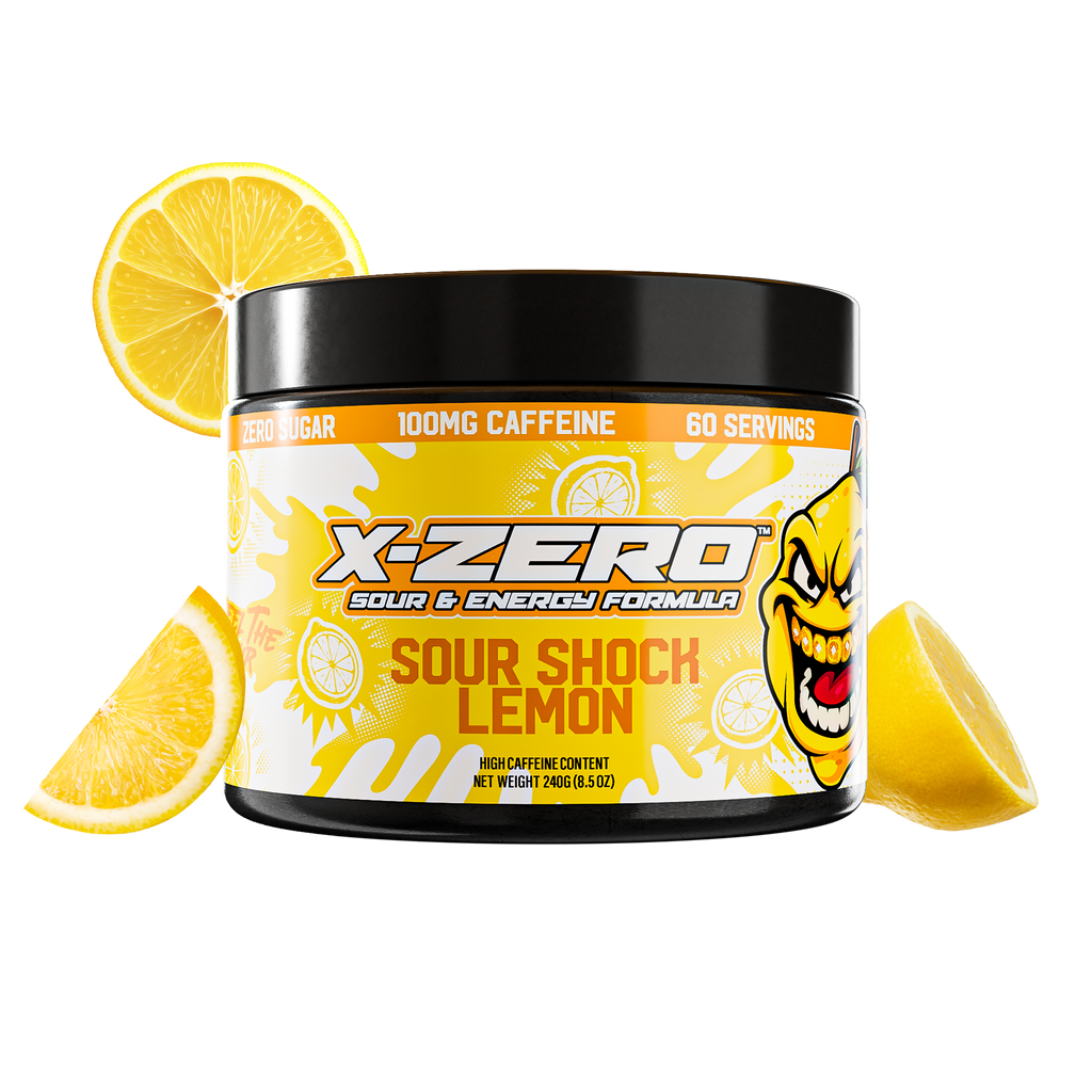 X-Zero Sour Shock Lemon (240g / 60 portioner)