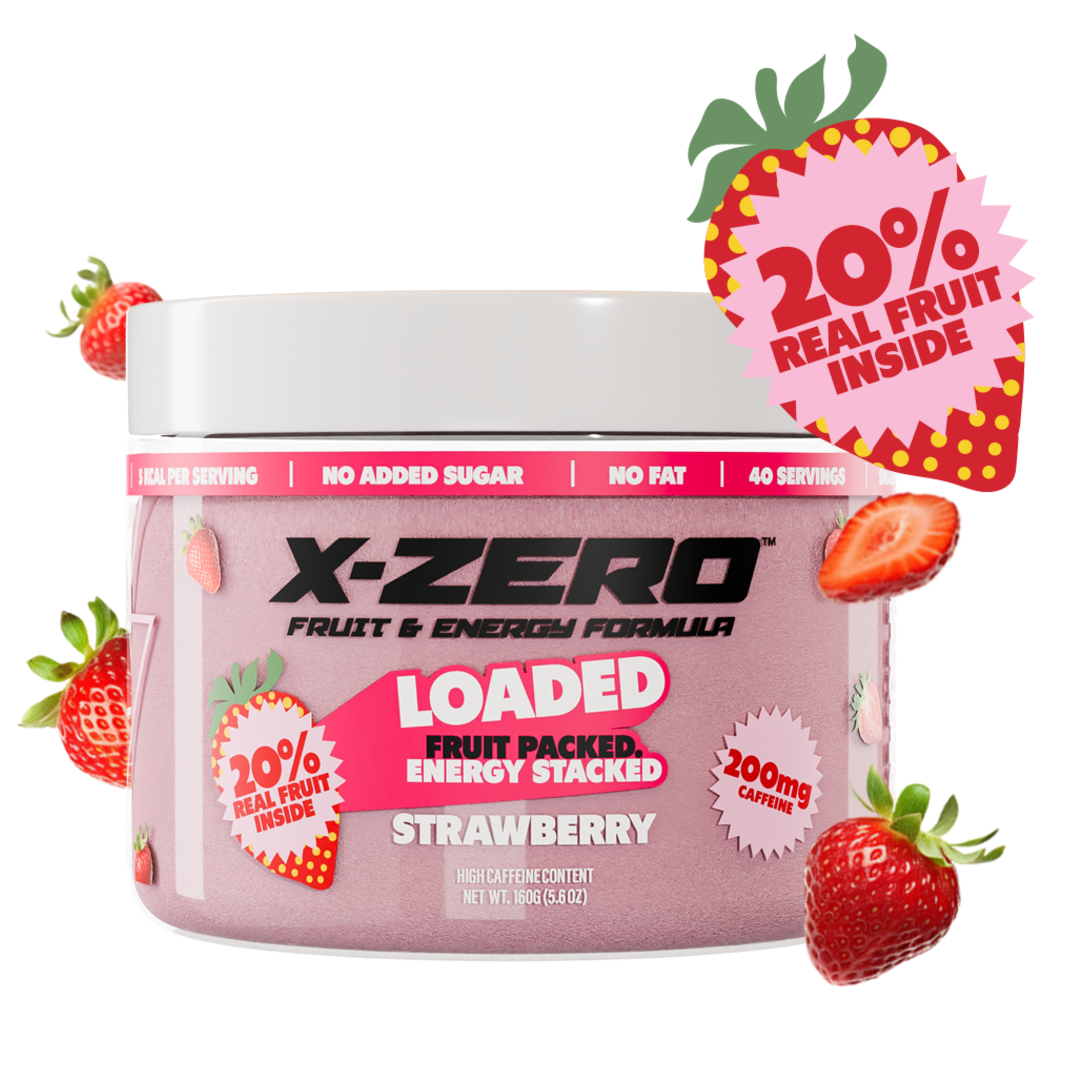 X-Zero Strawberry Loaded (160g / 40 Servings)