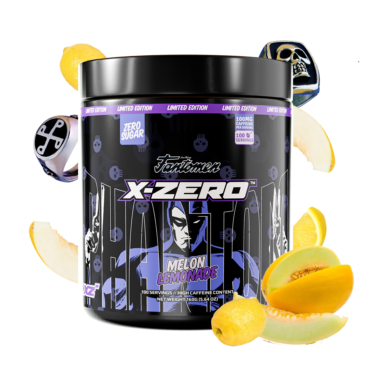 X-Zero Fantomen Melon Lemonade (100 portioner)