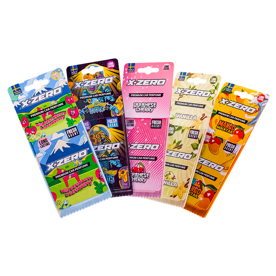 X-Zero Premium Car Air Fresheners Variety Pack