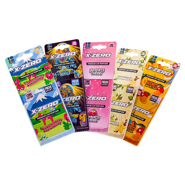 X-Zero Premium Car Air Fresheners Variety Pack