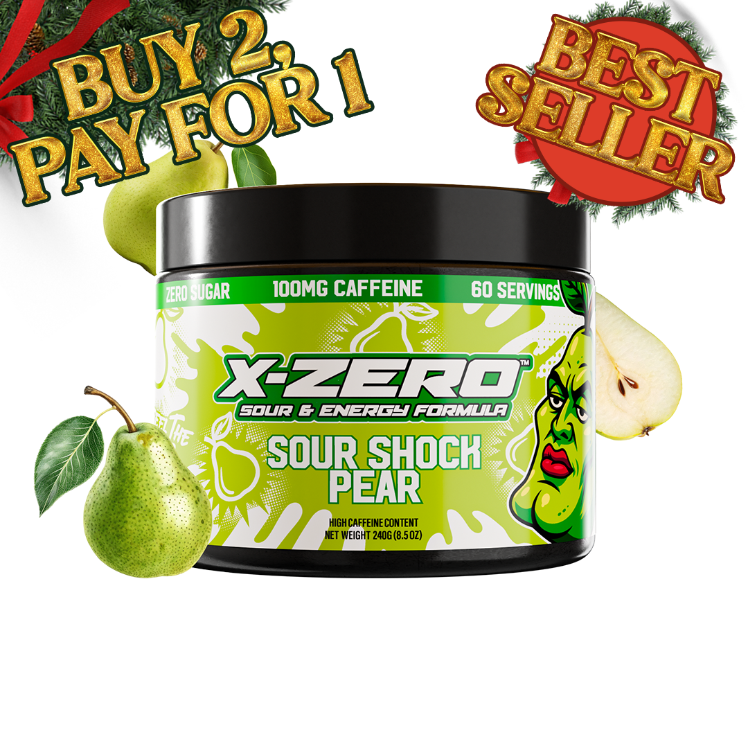 X-Zero Sour Shock Pear (240g / 60 Servings)