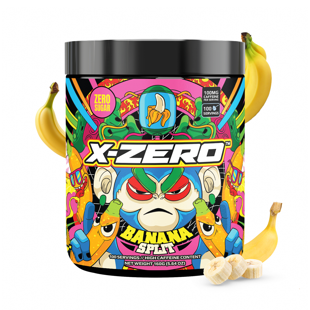 X-Gamer Energy X-Zero Banana Split (160g / 100 Servings)