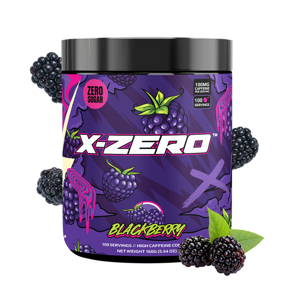 X-Zero Blackberry (160g / 100 Servings) – X-Zero Energy