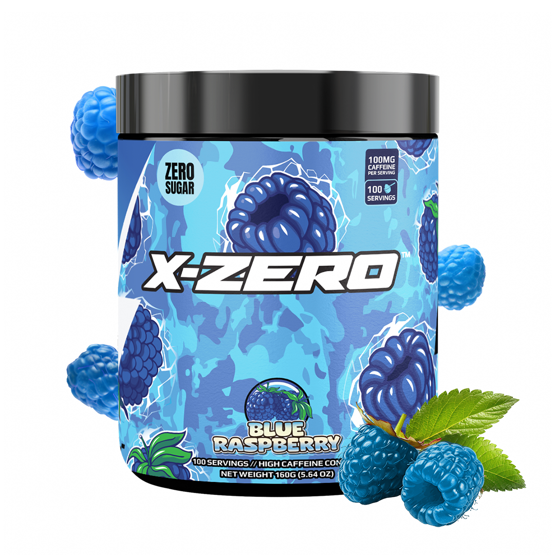 X-Zero Blue Raspberry (160g / 100 portioner)