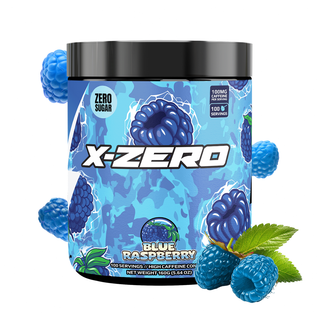 X-Zero Blue Raspberry (160g / 100 Servings)