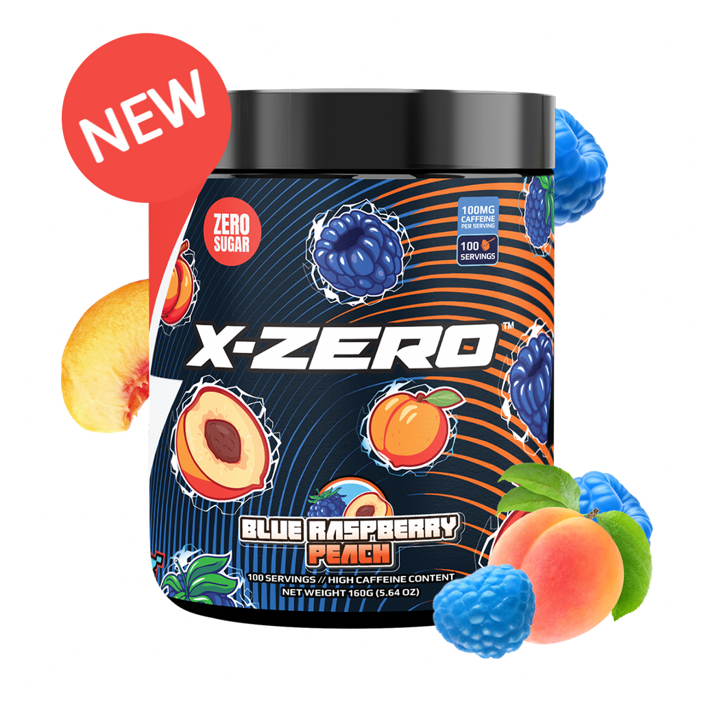 X-Zero Blue Raspberry Peach (160g / 100 Servings)