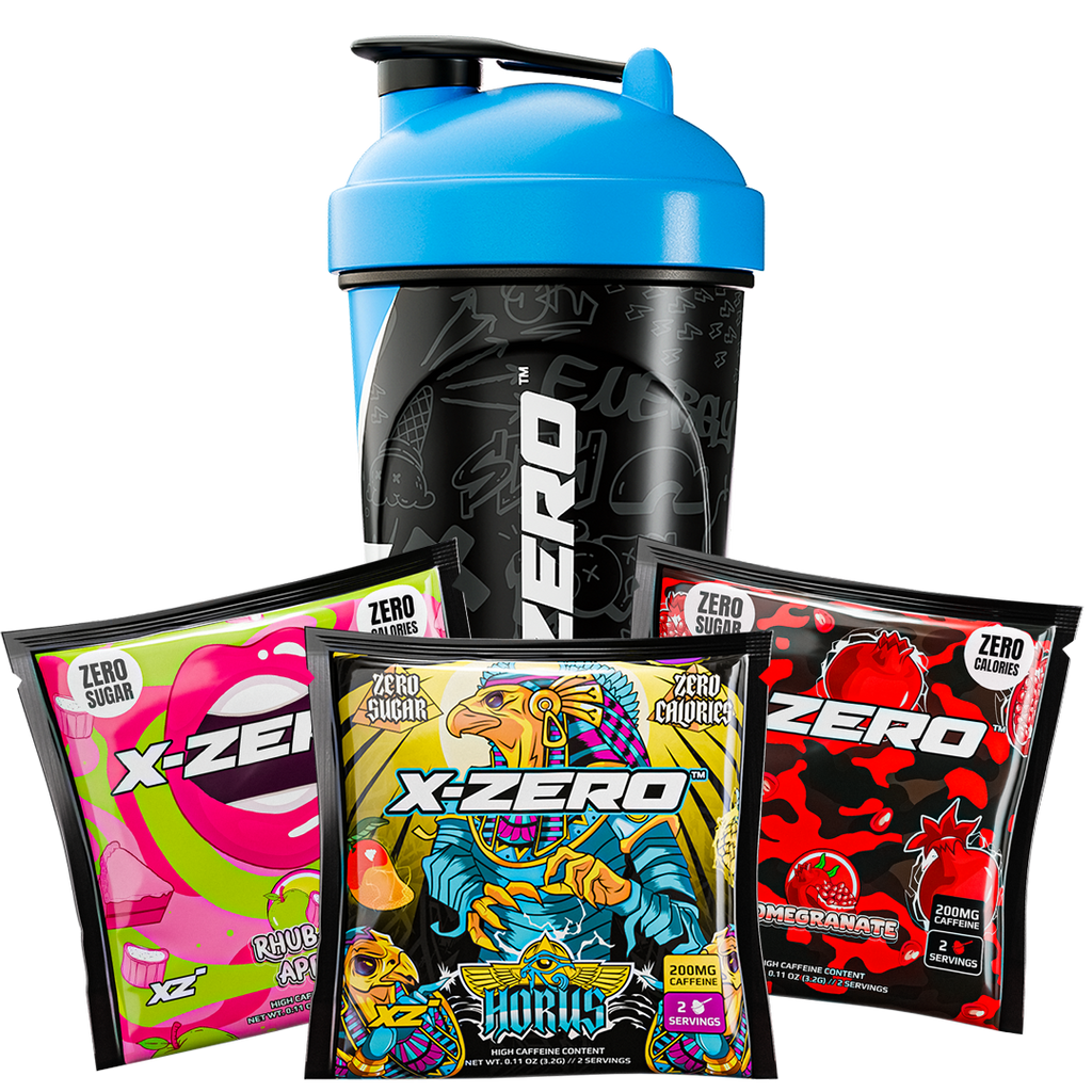 X-Zero Starter Kit + 500ml Shaker (6 Servings)