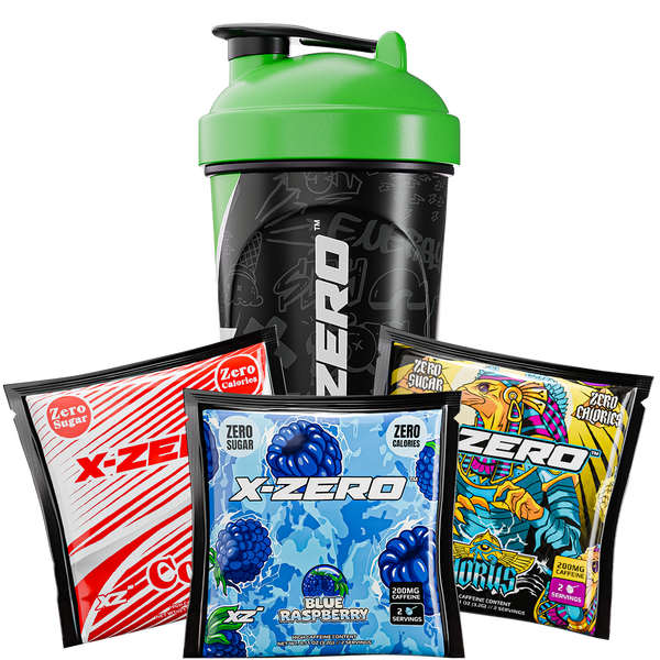 Best Seller X-Zero Starter Kit + 500ml Shaker (6 Servings)