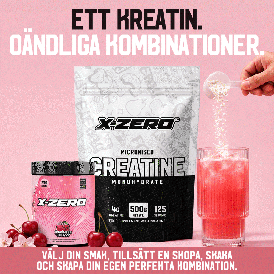  ENERGY BASE + KREATIN. PERFEKT BLANDNING. 