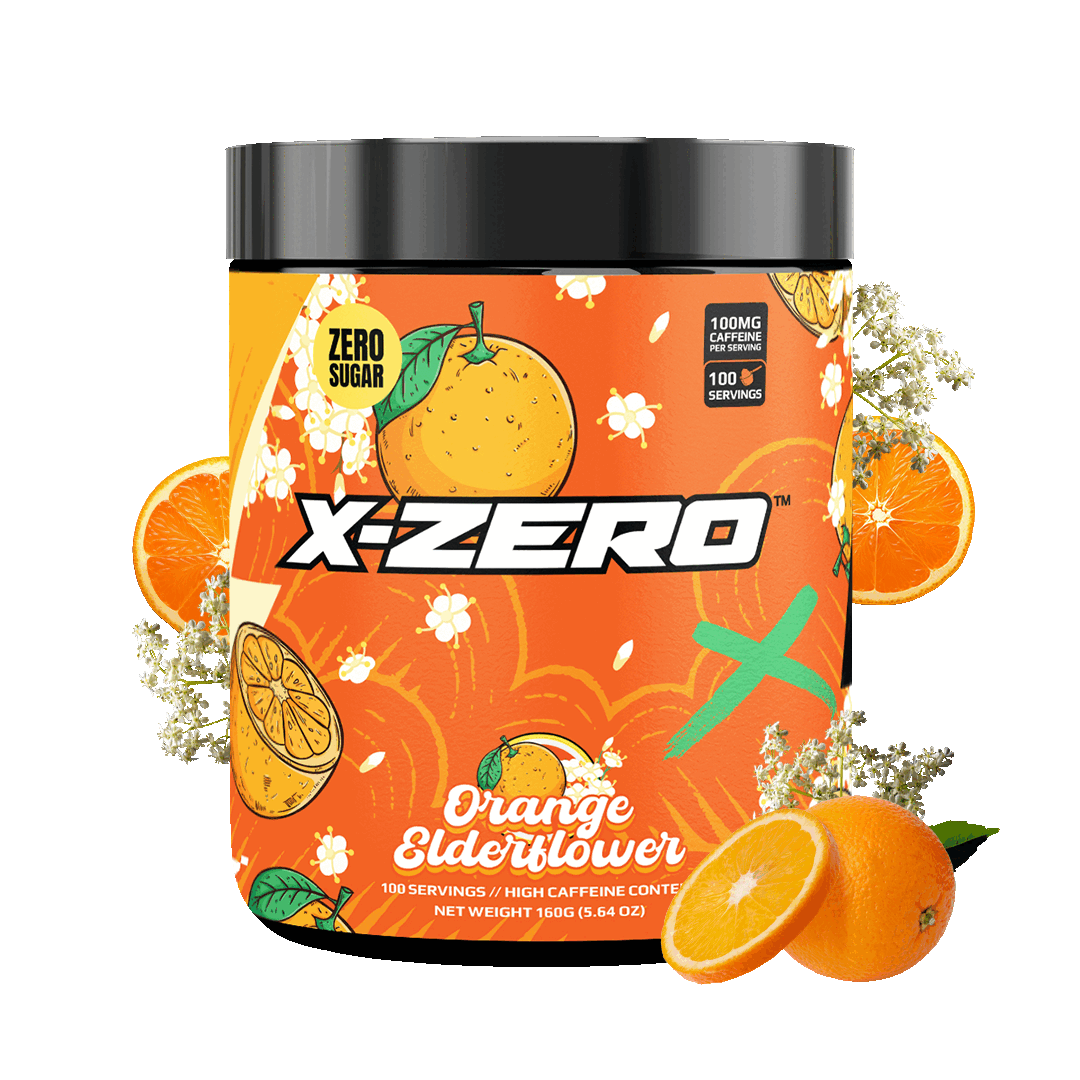 X-Zero Orange Elderflower (160g / 100 Servings)