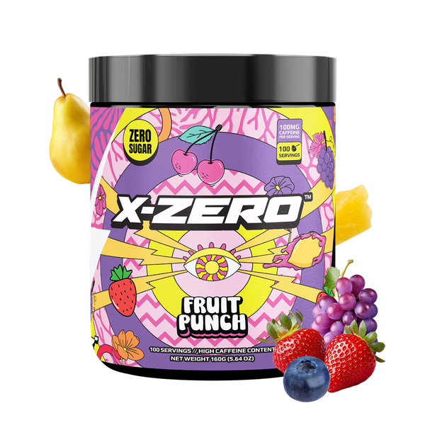 X-Zero Fruit Punch (160g / 100 Servings) – X-Zero Energy