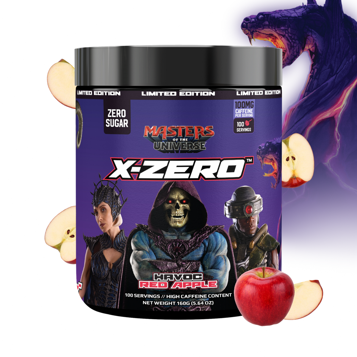 X-Zero Masters of the Universe Havoc Red Apple (100 portioner)