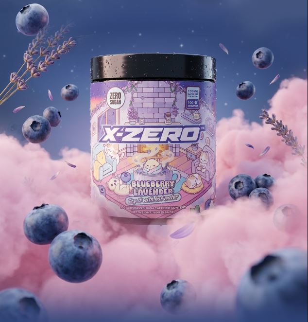 X-Zero Blueberry Lavender (100 portioner)