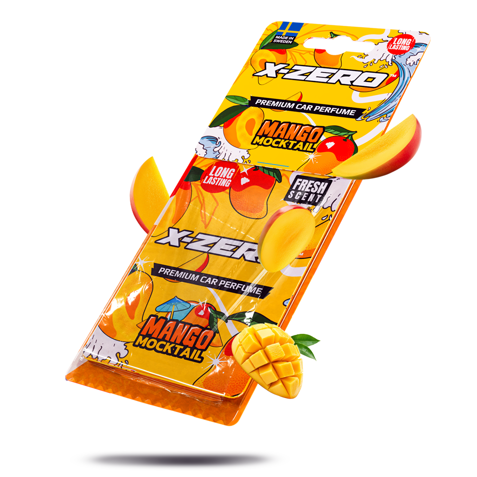 X-Zero Premium Car Air Freshener -  Mango Mocktail