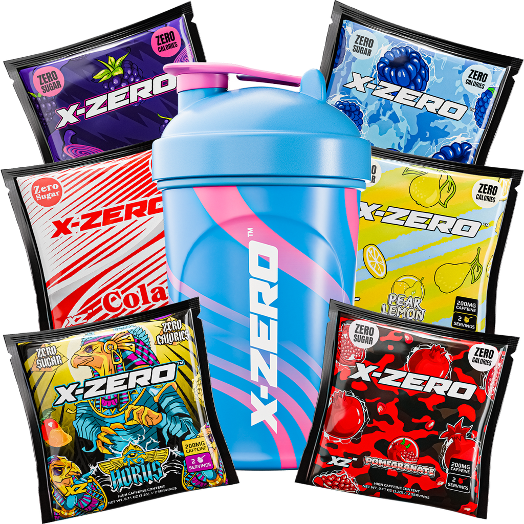 X-Zero Starter Kit + 500ml Swirly Shaker (12 Servings)