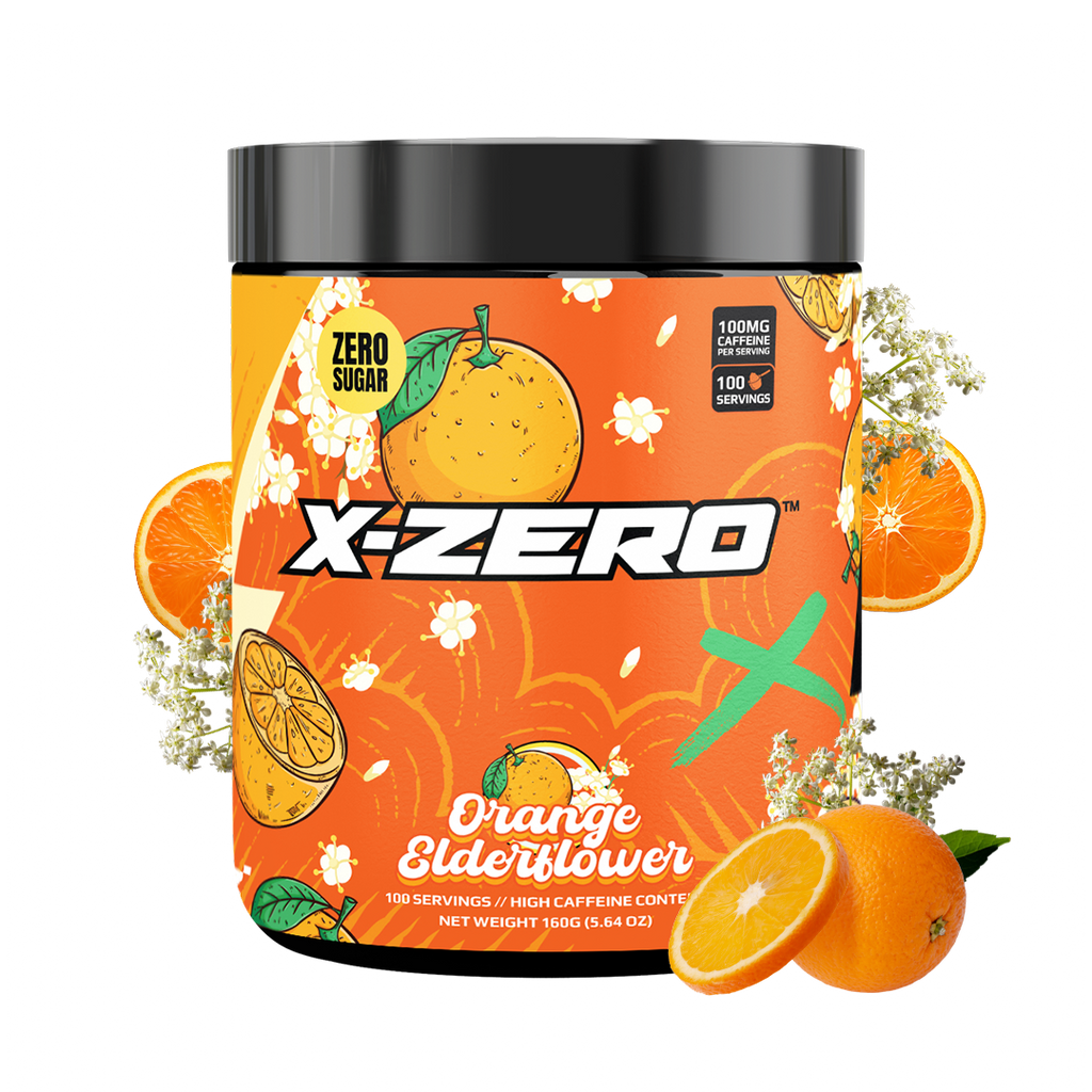 X-Zero Orange Elderflower (160g / 100 Servings)