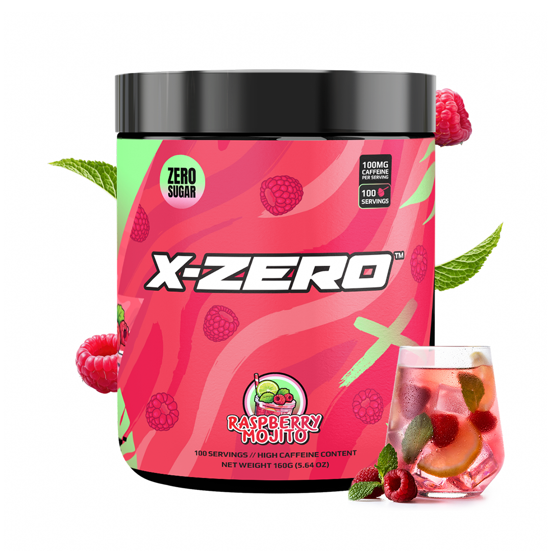 X-Zero Raspberry Mojito (160g / 100 Servings)