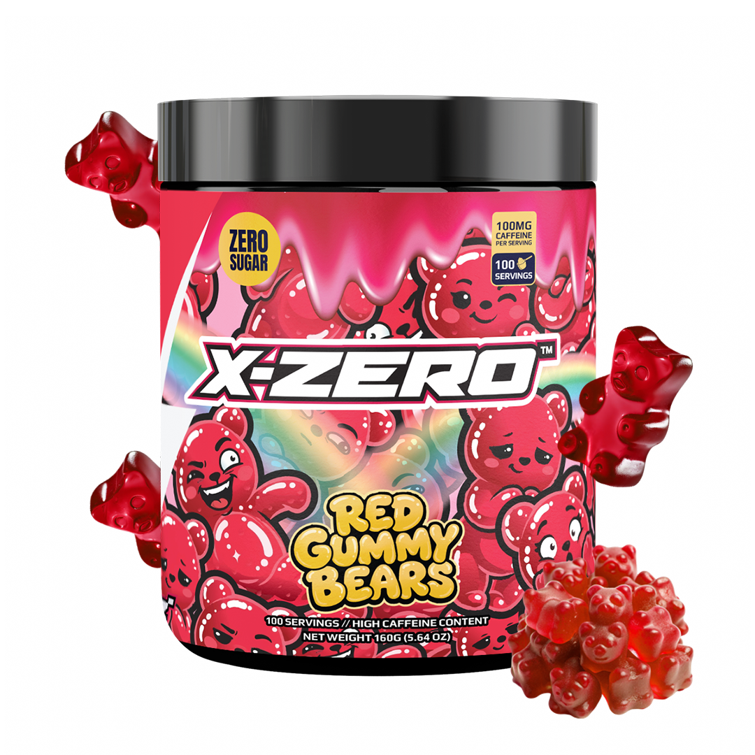 X-Zero Red Gummy Bears (100 portioner)