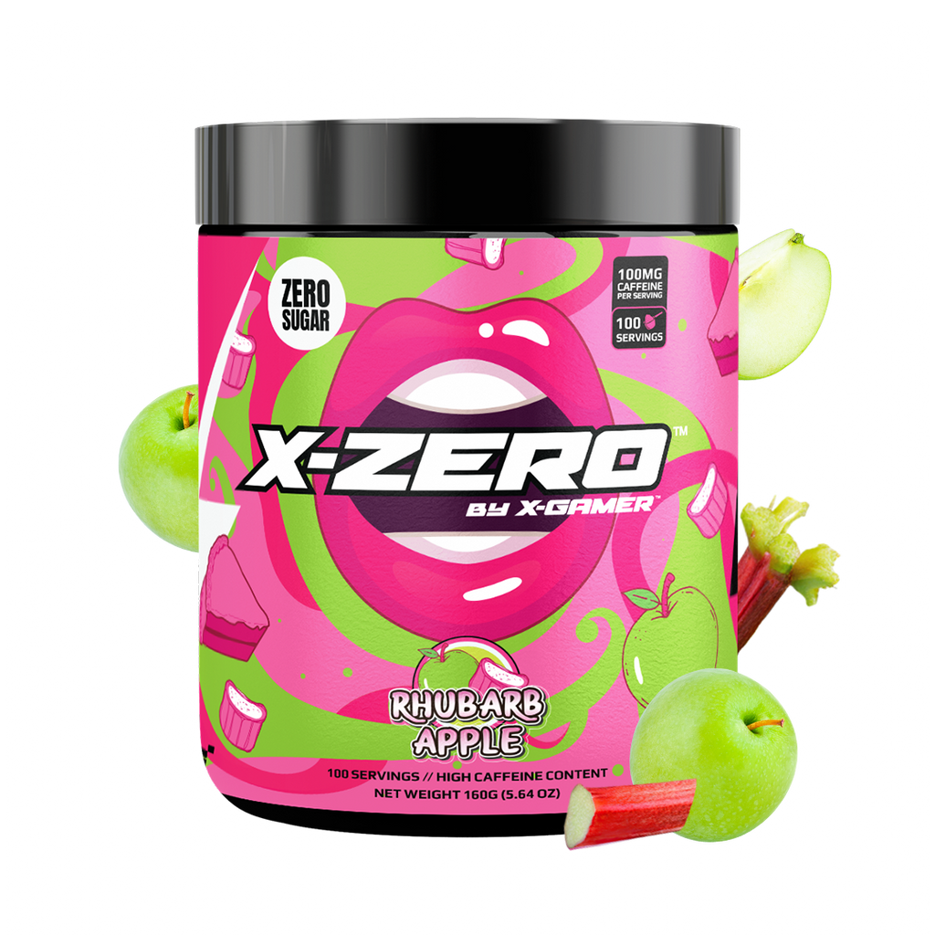 X-Zero Rhubarb Apple (160g / 100 Servings)
