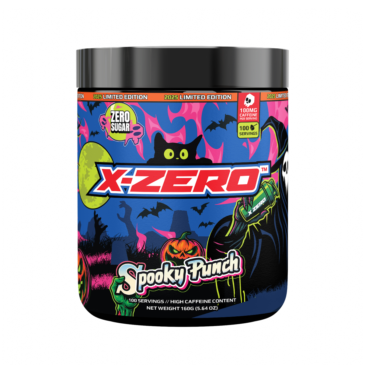 X-Zero Prickly Pear / Spooky Punch (160g / 100 Servings)