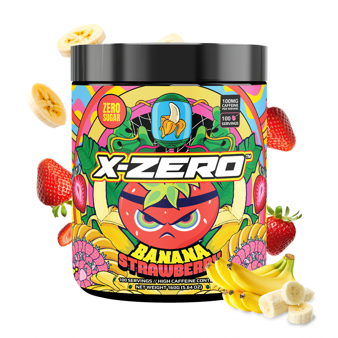 X-Zero Banana Strawberry (160g / 100 Servings)