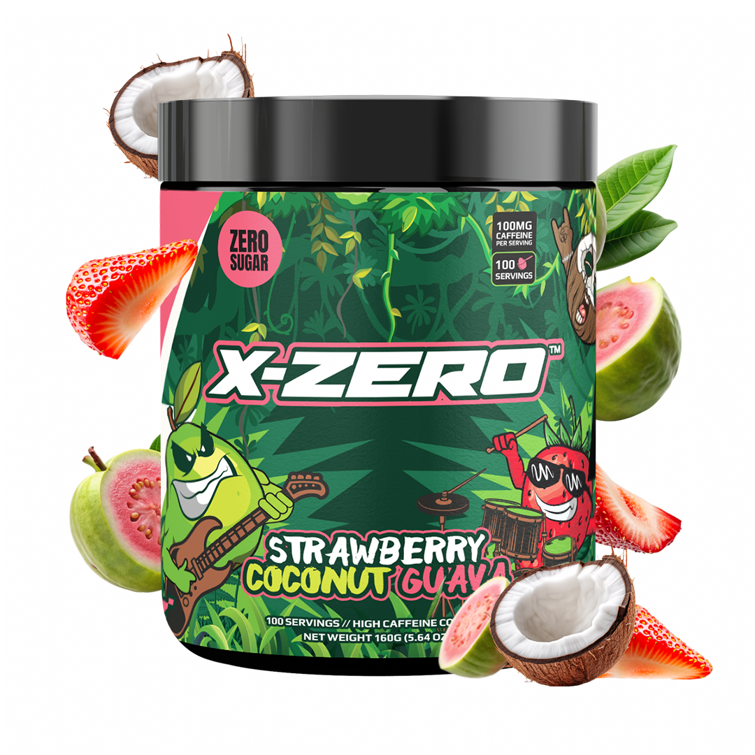 X-Zero Strawberry Coconut Guava (160g / 100 portioner)