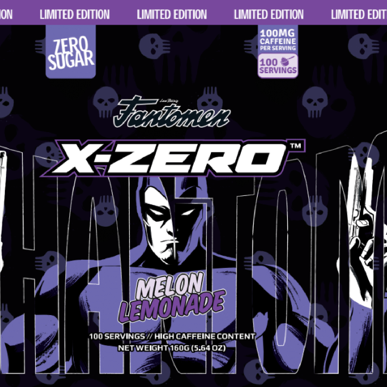 X-Zero Fantomen Melon Lemonade (100 portioner)
