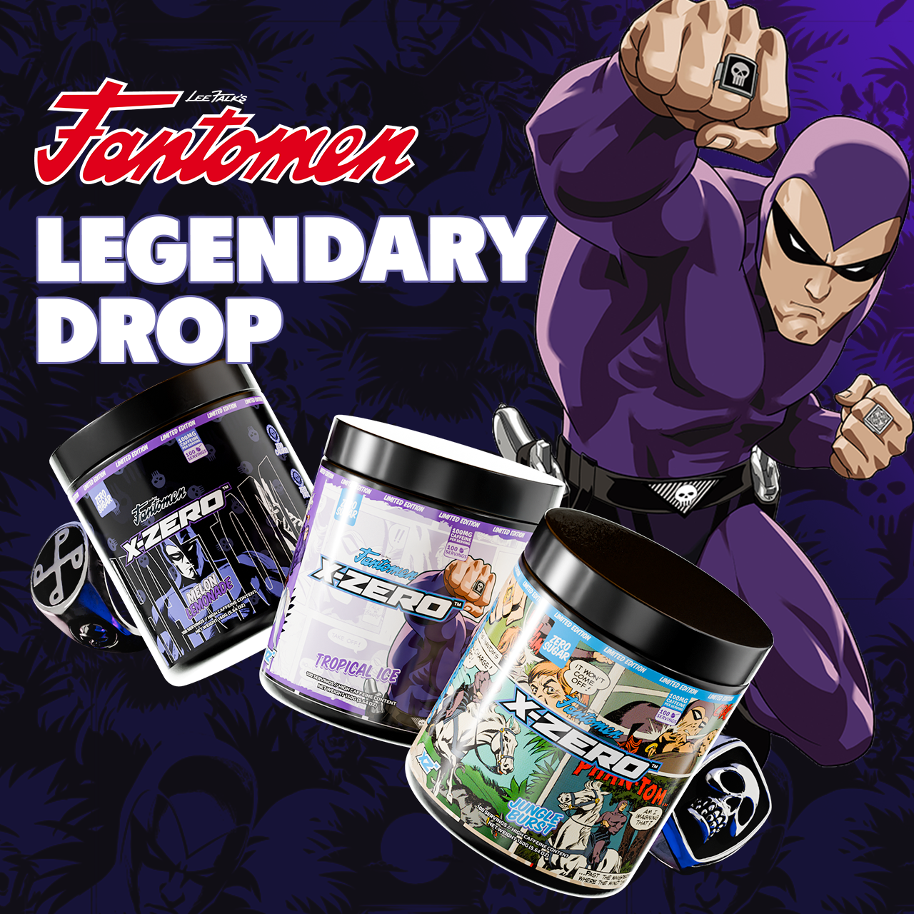 X-Zero Fantomen Melon Lemonade (100 portioner)