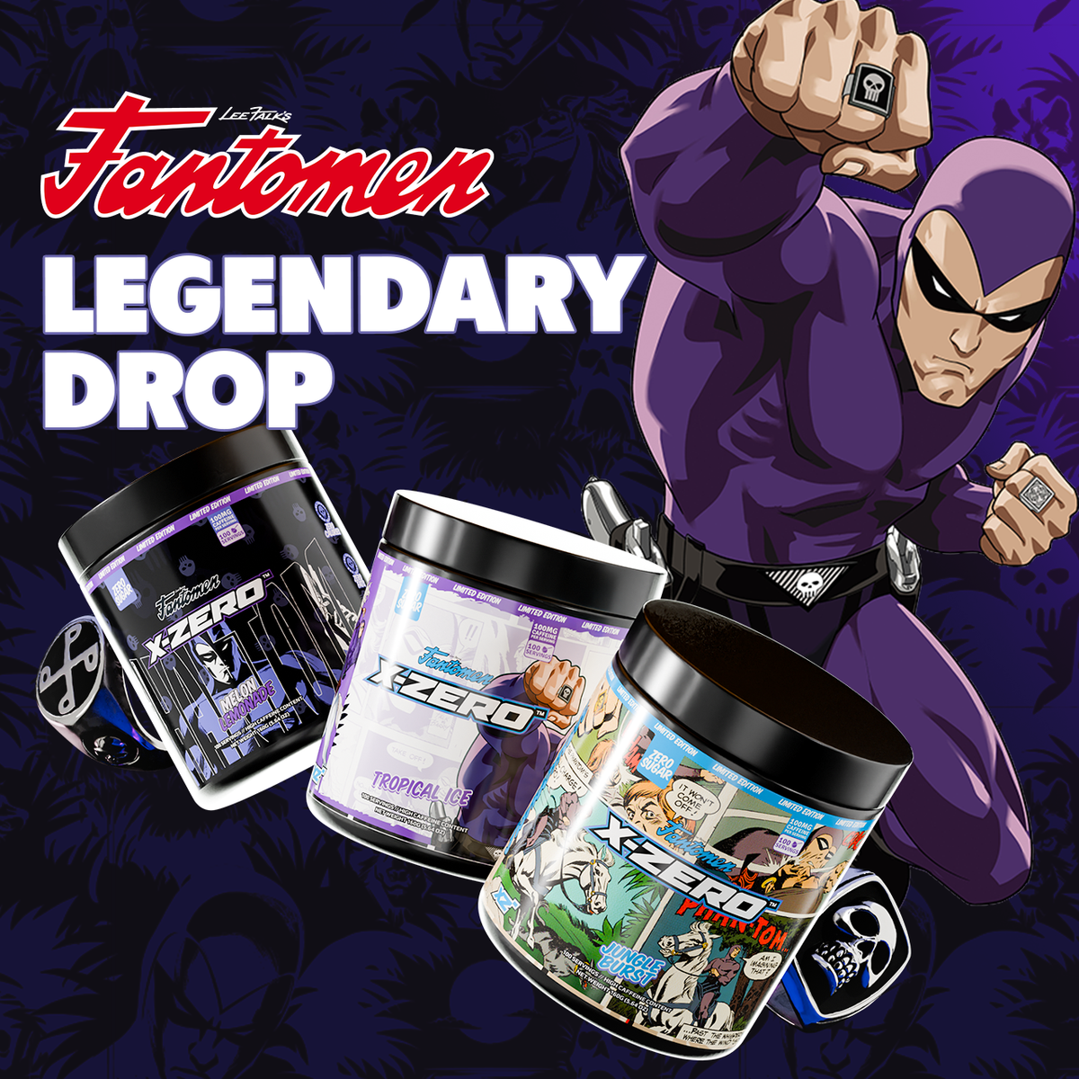 X-Zero Fantomen Melon Lemonade (100 portioner)