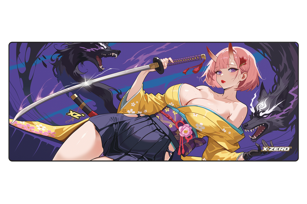 Waifu - Wolf mousepad (1100x450mm)